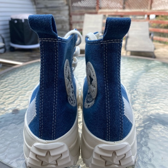 Unisex Converse Run Star Hike Platform chucks. Women’s size 9-Men’s size 7.5 - Picture 2 of 4